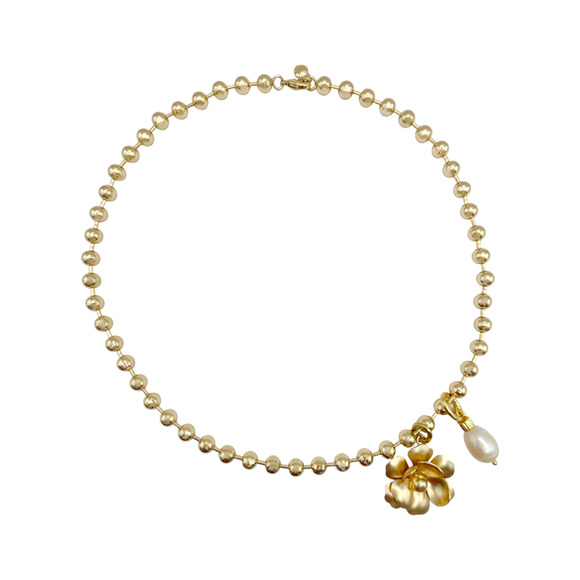 ROXANNE ASSOULIN The Flower Meets The Pearl Necklace - Picture 4 of 11